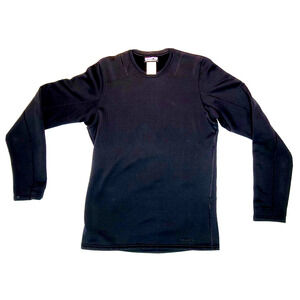 Patagonia Men's Small Black Polartec Sweatshirt Pullover Crew Neck Shirt